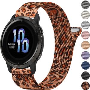 18mm Metal Bands for Garmin Venu 3S / Venu 4 41mm / Venu 2S / Vivoactive 4S / Vivomove 3S / Forerunner 265s Watch Bands, Quick Release Stainless Steel Metal Replacement Wristband Strap for Garmin Forerunner 255s/265s Bands Women Men