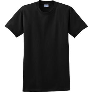 Gildan Unisex Adult Ultra Cotton T-Shirt, Style G200, Black, Small