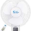 HealSmart 16-Inch Digital Wall Mount Oscillating Fan