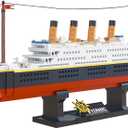 dOvOb Mini Blocks Titanic Building Set, 1288 Pieces Mini Bricks, Toys Gift for Adults and Kids