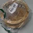 Small Gift Wicker Picnic Basket with Handle,Willow Flower Girl Basket for WeddingsGarden and Home Decor -Wicker Storage Basket-Natural