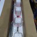 4-Light Matte Black Bathroom Light Fixtures, with Clear Glass Shade