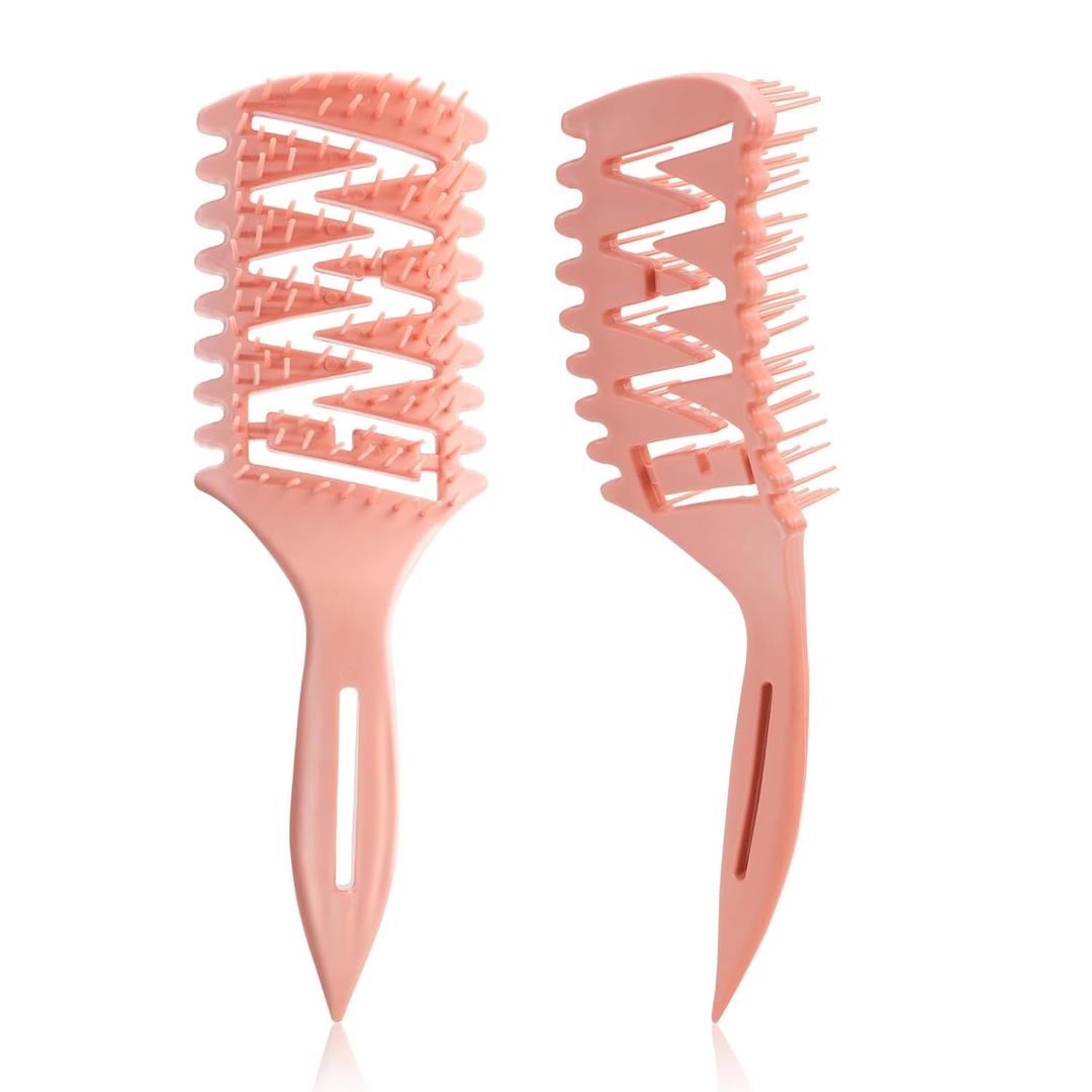 START MAKERS Vented Hair Brush, Detangler Brush for Curly, Thick, and Straight Hair, Dry and Wet Hair Brush for Detangling, Styling, Defining and Shaping, Hair Brush for Women and Men(Pink) START MAKERS Vented Hair Brush, Detangler Brush for Curly, Thick, and Straight Hair, Dry and Wet Hair Brush for Detangling, Styling, Defining and Shaping, Hair Brush for Women and Men(Pink)