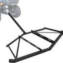 GAOMON Driveway Drag 74" Width, Driveway Drag Grader Pull Behind Driveway Grader Adjustable Bolts & 2 Reinforcement Bars, Yard Lawn Drag Harrow with Pin-Style Hitch, Garden Lawn Tractor for ATVs, UTV