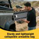 2 Gallon Armadillo Bag, Double Wear Resistant Collapsible Utility Bladder for Safe Transportation and Storage of Automotive Fluids, for Motorcycles, ATVs, UTVs