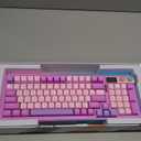 H98 Mechanical Keyboard,96-Key Hot-Swappable TTC Speed Silver V2,Tri-Mode Bluetooth 5.0 2.4G USB-C,Gasket Mount,Draw & Customize on 1.14"Color Screen,6000mAh,PBT Keycaps for PC Mac iPad(Purple)