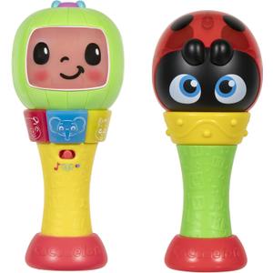 CoComelon Sing n Play Maracas, 3 Play Modes - Plays 6 Fan Favorite Song Clips, Learn Animal Sounds and Colors - Lights Up - Two Maracas - Musical Instruments for Kids, Toddlers, and Preschoolers CoComelon Sing n Play Maracas, 3 Play Modes - Plays 6 Fan Favorite Song Clips, Learn Animal Sounds and Colors - Lights Up - Two Maracas - Musical Instruments for Kids, Toddlers, and Preschoolers