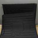 Cargo Mat Fits for Jeep Grand Cherokee L 2021-2025 2026, All Weather TPE Rear Cargo Liner Trunk Mat with 3rd Row Seatback Cover for Jeep Grand Cherokee L Accessories