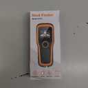 Stud Finder Wall Scanner 5-in-1 - Detector for Wood, Metal, Joists, Pipes, and AC Wires, Upgraded New version Intelligent Chip, High-Definition LCD Display Screen & Audible Alarm (Orange)