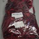 Velvet Throw Pillow Covers Set of 2, Soft Decorative Ruffle Cushion Cases for Couch Sofa Bedroom, 18 x 18 Inches, Red