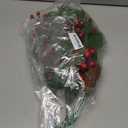 2Pcs Artificial Christmas Norfolk Pine Branches with Red Berry Pine Cones Stems 18.9" Real Touch Faux Greenery Stem Fake Cedar Pine Picks for Vase DIY Crafts Xmas Tree Garland Wreath Indoor Home Decor