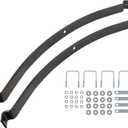 Helper Spring Kit 2000 lbs Heavy Duty Leaf Spring Load Assist for Pickup Trucks, SUVs & Trailers Enhances Rear Suspension Support & Towing Stability