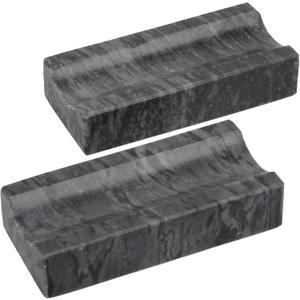 Marble Rolling Pin Holder,Rolling Pin Display Rack,Suitable for Storing Rolling Pin,Pizza Roller,Spoon,Knive,Fork and Other Kitchen Utensils,Set of 2(Black)