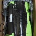 GreenSweep V2 | Artificial Grass Electric Sweeper Rake Vacuum 45L Collection Bag, 5 Adjustable Heights, Foldable Handle