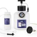 Orion Motor Tech Pressure Bleeder, 2.5L Pressure Brake Bleeder Set with 49.5mm Adapter, 2.6qt Manual Power Brake Bleeder with 500mL Brake Bleeder Bottle Compatible with GM Models Chevrolet Chrysler