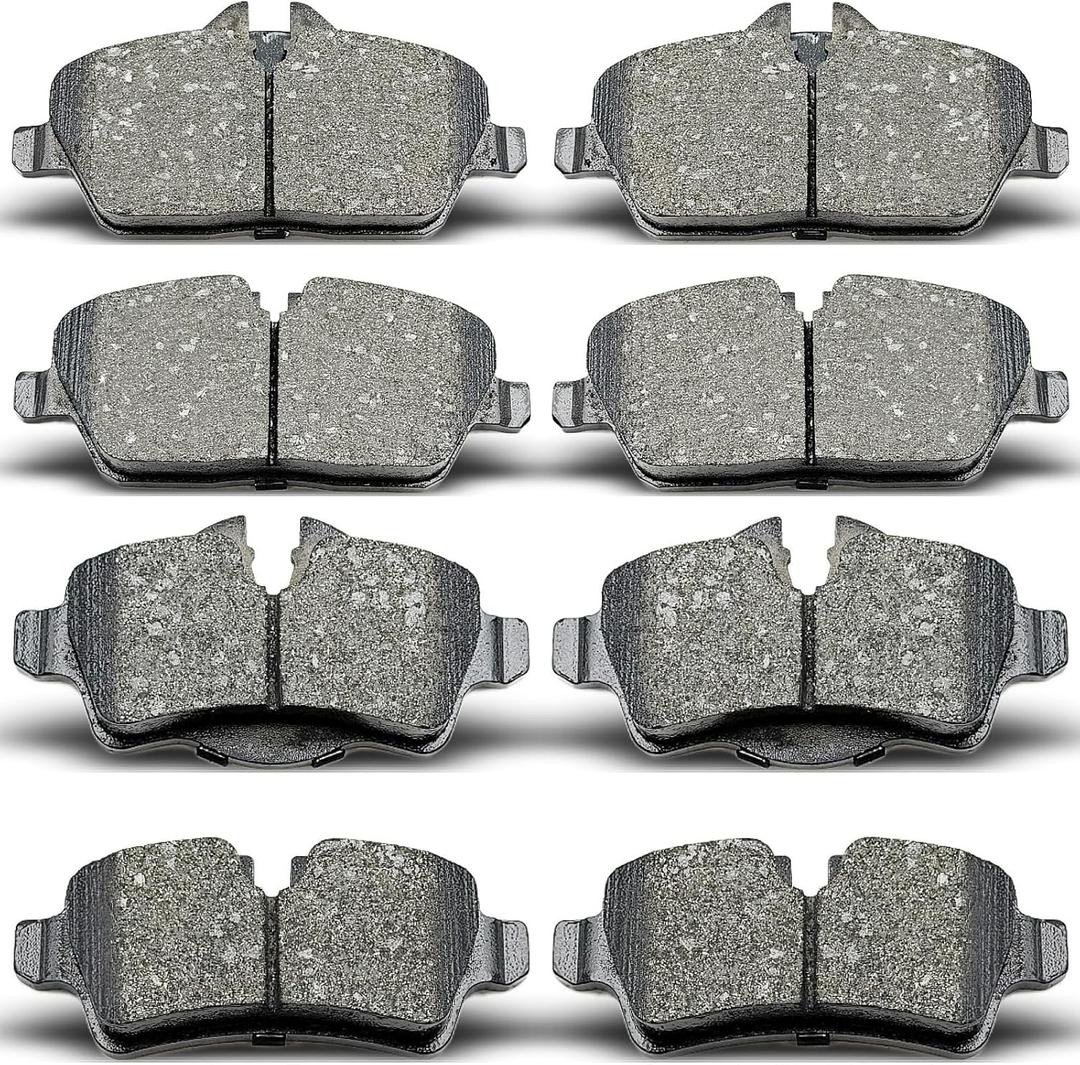 D1308 D1309 8pcs Front Rear Ceramic Brake Pads Sets Fit For2007 2008 2009 2010 2011 2012 2013 2014 2015 For Mini Cooper