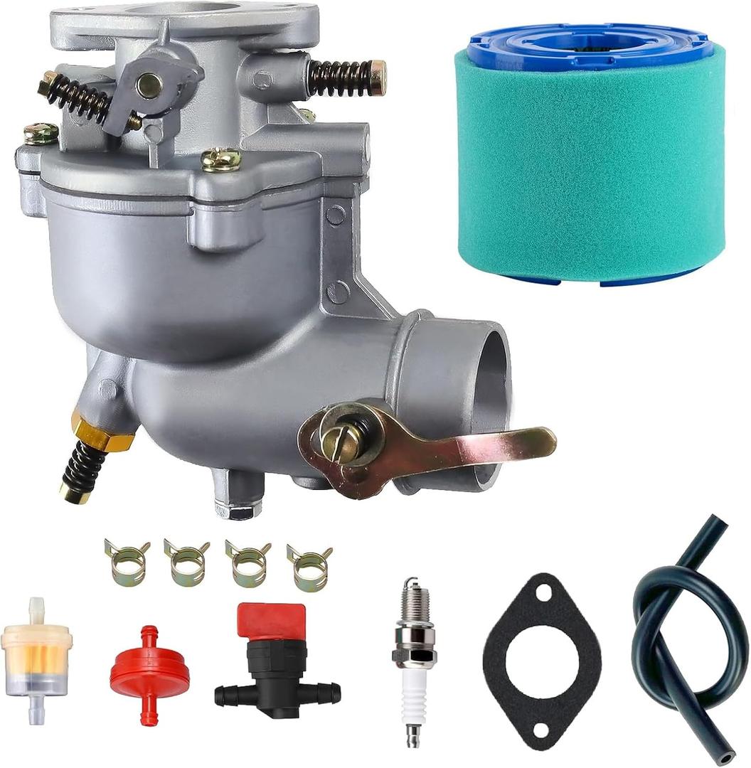 RYTIME 390323 Carburetor Kit Compatible for Briggs & Stratton 7 8 9 HP 170412 190432 190400 190412 194412 194415 195423 195431 195432 Horizontal Engine Lawn Mower, Replace 398170 394228 299169 Part