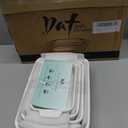 Dafuceramic Casserole Dishes for Oven, Baking Dishes, Ceramic Bakeware Sets of 4, Rectangular Baking Pan Set with Handles for Baking, Casserole, Kitchen, Wedding Gift,White