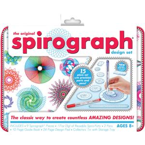 Spirograph Design Set Collectors Tin  Arts and Crafts, Kids Toys, Art Supplies, Craft Supplies, Drawing Kit, Spiral Art, Classic Gear Design Kit, Pens, Design Sheet Included, Ages 8 and Up