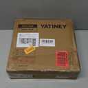 3-Tier Lazy Susan Organizer, Rotating Spice Rack, Spinning Organizer, Industrial Turntable Spice Rack Organizer for Cabinet, Kitchen Countertop, Pantry, Rustic Brown and Black SR23BR