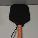 Pickleball Paddle - 3K Raw Carbon Fiber Surface (CFS) + Carbon Abrasion Surface (CAS) with High Grit & Spin, Sure-Grip Elongated Handle, Pickle Ball Paddle with 16mm Polypropylene Honeycomb Core