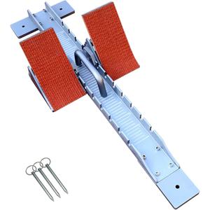 35in High-Level Starting Blocks Aircraft Grade Aluminum Running Track Blocks Waterproof and Rustproof Adjustable Pedals for Track and Field Competition