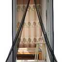 18 Magnets Magnetic Door Screen Mesh with Insect and Mosquito Net Protection for Doors, Size 39.37''x82.68'' (100x210cm)