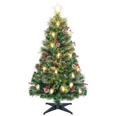 6Ft Christmas Tree With Lights and acorns