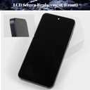 Incell Screen Replacement for Samsung Galaxy A55 5G SM-A556V SM-A556B LCD Display Screen SM-A556B/DS SM-A556E SM-A5560 Touch Screen Digitizer AssemblyRepair Kits (Black,No Fingerprint)