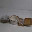 CAROTE 1.6Qt & 3.0Qt Sauce Pan Sets with Lid Ceramic Nonstick Pot Set Non Toxic Saucepan with Stay-cool Handle Small Kitchen Cooking Pots, Easy to Clean, Induction Comptable, PFOA FREE