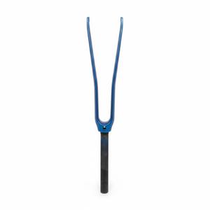 700c Bike Carbon Fiber Fork Black 12K Suspension Forks - 345g (Blue Fork)