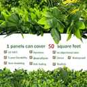 ODTORY Artificial Plant Wall Roll: 60 X 120 in (50 sqft) UV-Anti Ivy Privacy Fence Screen Faux Greenery Panels Backdrop Boxwood Ivy Vine Leaf Hedge for Indoor Outdoor Green Decor