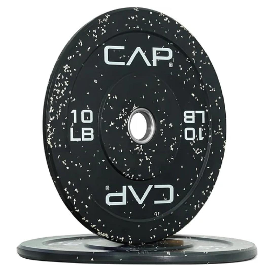 CAP Barbell 10 lb. Rubber Olympic Bumper Plate | Multiple Options/Colors