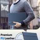 INFILAND Case for Galaxy Tab S11 Ultra 2025 14.6 Inch, Multi-Angle Stand Cover Compatible with Samsung Tab S11 Ultra 5G SM-X936B/ SM-X930 [Auto Wake/Sleep] (Navy)