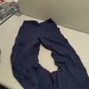 Navy Blue Wide Leg Pants, L