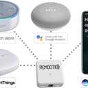 Remootio 2 WiFi and Bluetooth Smart Garage Door opener with iOS and Android App, Apple Home (HomeKit), Amazon Alexa, Google Home, SmartThings, Siri Shortcuts compatible. With sensor and power adapter.