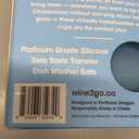 2 x Wine2Go Diamond Silicone Glass