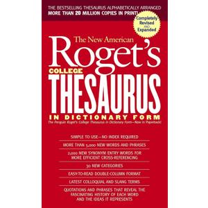 New American Roget's College Thesaurus in Dictionary Form (Revised & Updated)