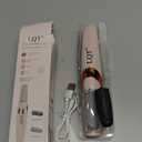 LQT Electric Foot File  Rechargeable Callus Remover for Hard, Cracked Skin  at-Home Pedicure Kit for Smooth Feet (Men & Women) (Pink)