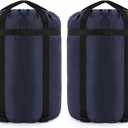 Compression Stuff Sack, 24L/36L/46L Sleeping Bags Storage Stuff Sack Organizer Waterproof Camping Hiking Backpacking Bag for Travel - Great Sleeping Bags Clothes Camping