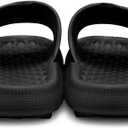 Pillow Slippers for Women and Men Cloud Slides Shower Sandals House Shoes Non-Slip Comfy and Cushioned Thick Sole (Black, 42-43)