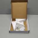 18" White LED Moravian Star Outdoor Light,Waterproof 3D Christmas Tree Topper Lamp with Timer Function,Hanging Outdoor Christmas Light for Holiday Porch Room Party Decoration