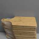 25 PCS Cutting Board Bulk Wood Chopping Board Laser Engraving Serving Board with Handle Charcuterie Boards for Customized Mother's Day Housewarming Gift 11" x 5" Bamboo