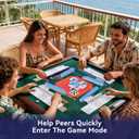 Mahjong Cards 2026 Official Revision – Large Print, Easy to Read Mahjong Card for Enthusiasts (Red Theme - 4PCS)