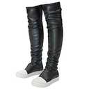 MOFEEDOUKA Thigh High Boots for Women Flat Over The Knee Round Toe Booties 7 - 8 Womens