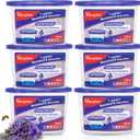 Vacplus Moisture Absorbers 3Pack, 16.0 Oz Portable Humidity Absorber Boxes for Your Bathroom, Closet & Car, Dehumidifier with Lavender Fragrance, Purple