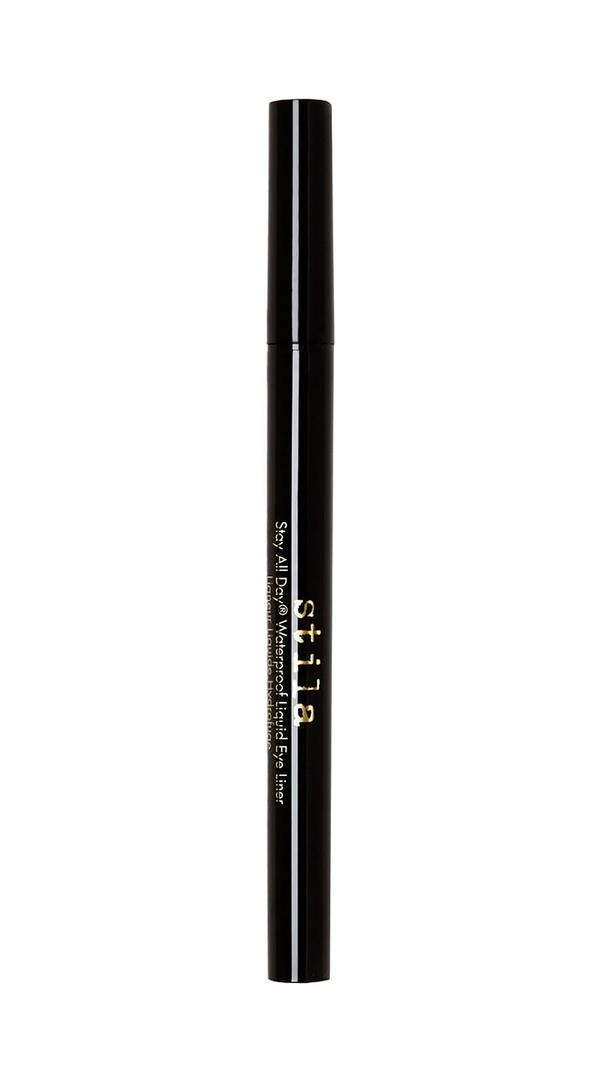 Stila Waterproof Liquid Eye Liner, Stay All Day Makeup with Fine Brush Tip Lasting Satin Finish, Smudge-Proof & Transfer-Resistant