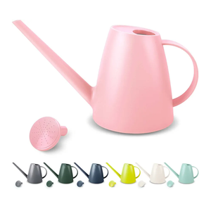 Watering Can for Indoor Plants, Small Watering Cans for House Plant Garden Flower, Long Spout Water Can for Outdoor Watering Plants 1. 8L 1/2 Gallon (Pink)