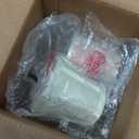 Aspen Creative 30363-2A, Bell Clip-On Chandelier Lamp Shade, Off-White, 4" Top x 5" Bottom x 5" Slant Height, Set of 2