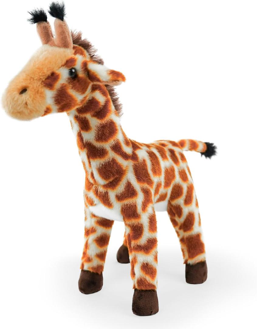 Giraffe Stuffed Grassland Toy Jungle Animals 10.6 INCH,Plushies Stuffed Animals for Girls Plush Sika Deer Toys Little Stuffed Animal, Cute Stuffed Animal Plush Toy for Boy Girls